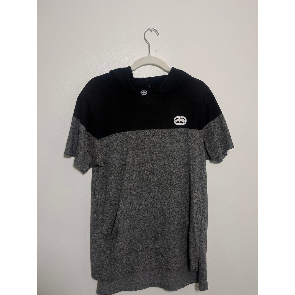 Ecko Unltd Mens Short Sleeve Hoodie T-Shirt Black